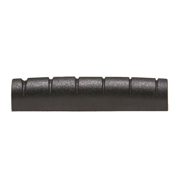 BLACK TUSQ XL PT-6116-L0 - Slotted Guitar Nut (1 11/16" Long) - Acoustic / Electric, Rounded, Flat, 
