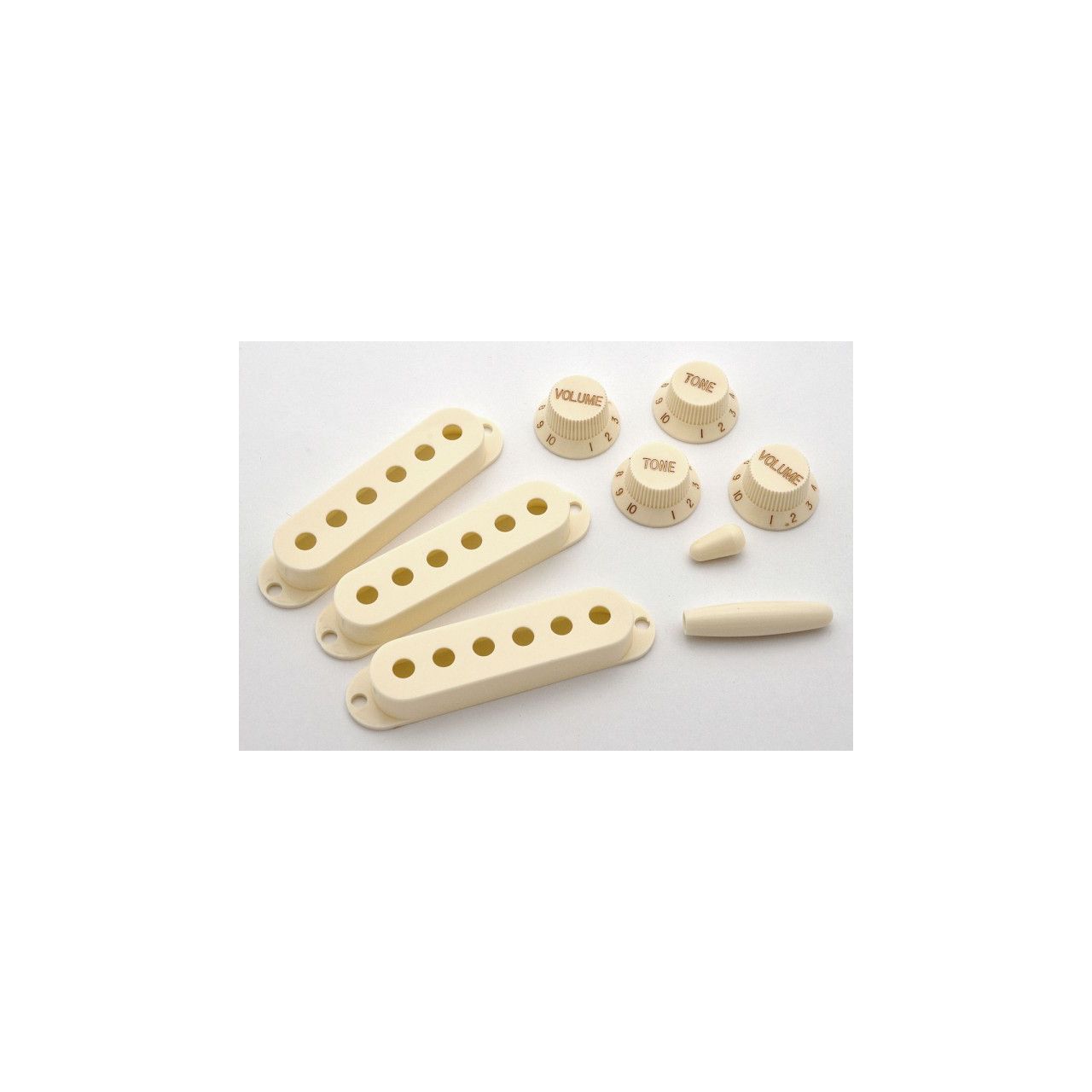 PLS8V Vintage Plastic Set für Strat, aged