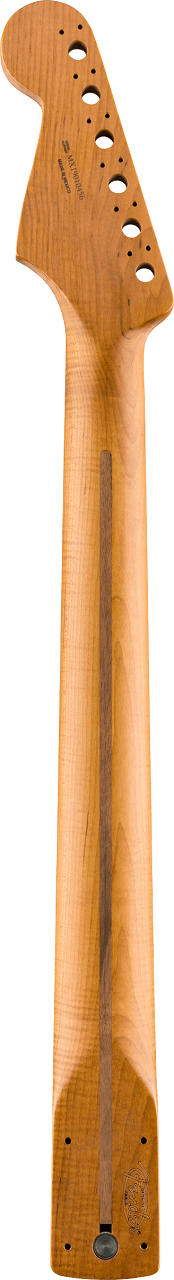Roasted Maple Stratocaster Neck, 21 Frets, 9.5", Maple C Shape