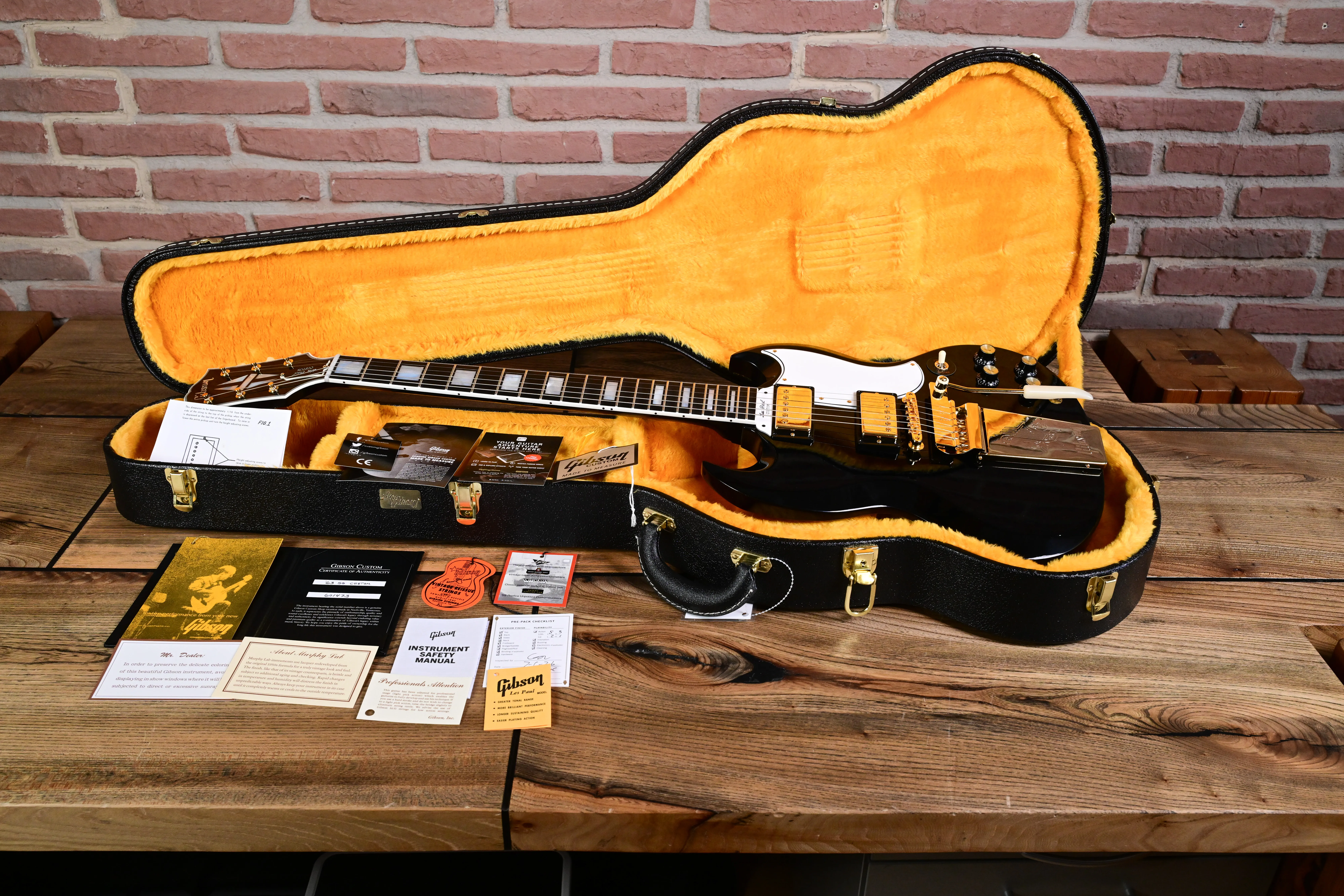 63 SG Custom Ebony Maestro M2M Custom Shop