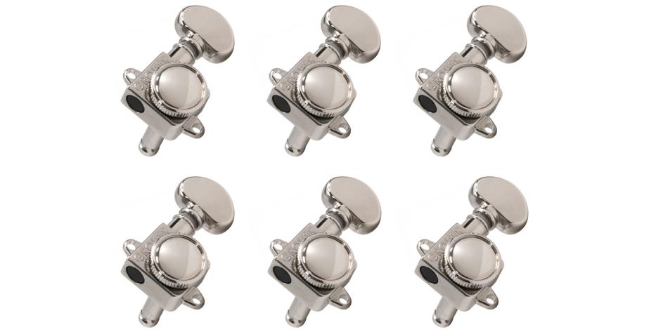 505FVN Roto-Grip Locking Rotomatics for Vintage F-Style Tuners - Guitar Machine Heads, 6-in-Line, Ba