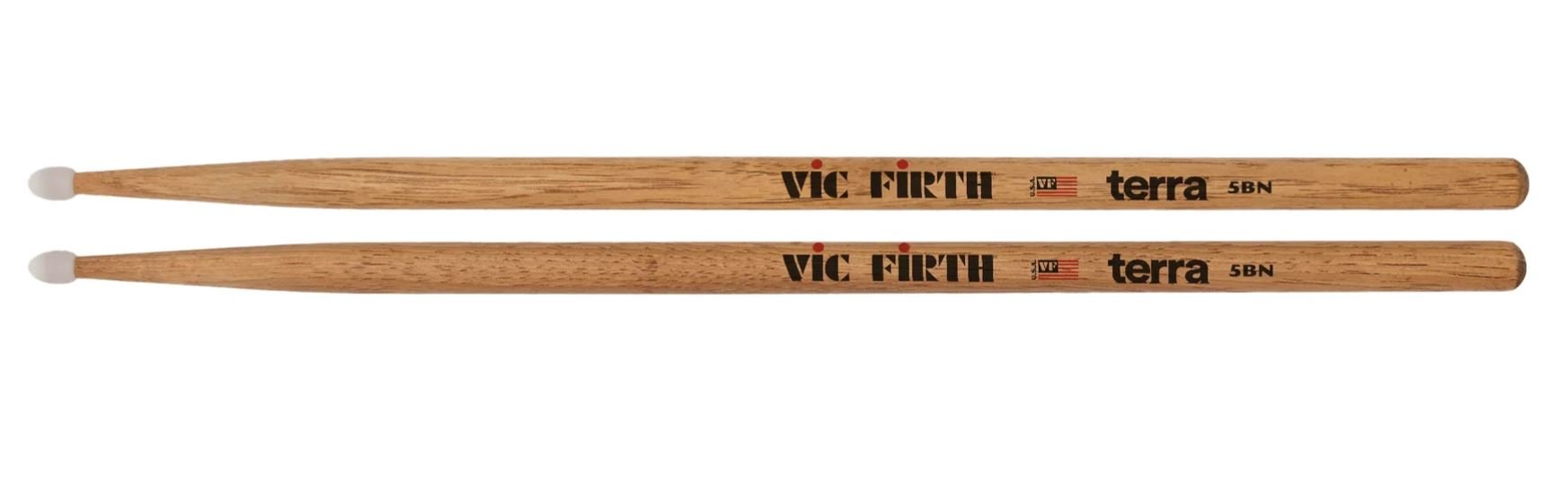 Drum Sticks, Terra Serie, 5BTN, Nylon Tip