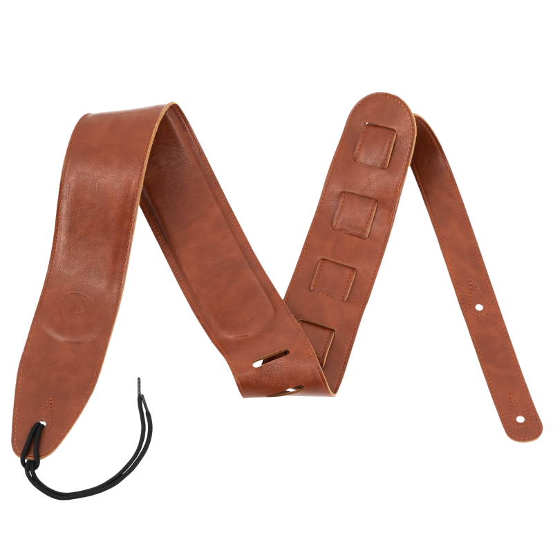 Guitar Leather Strap Brown