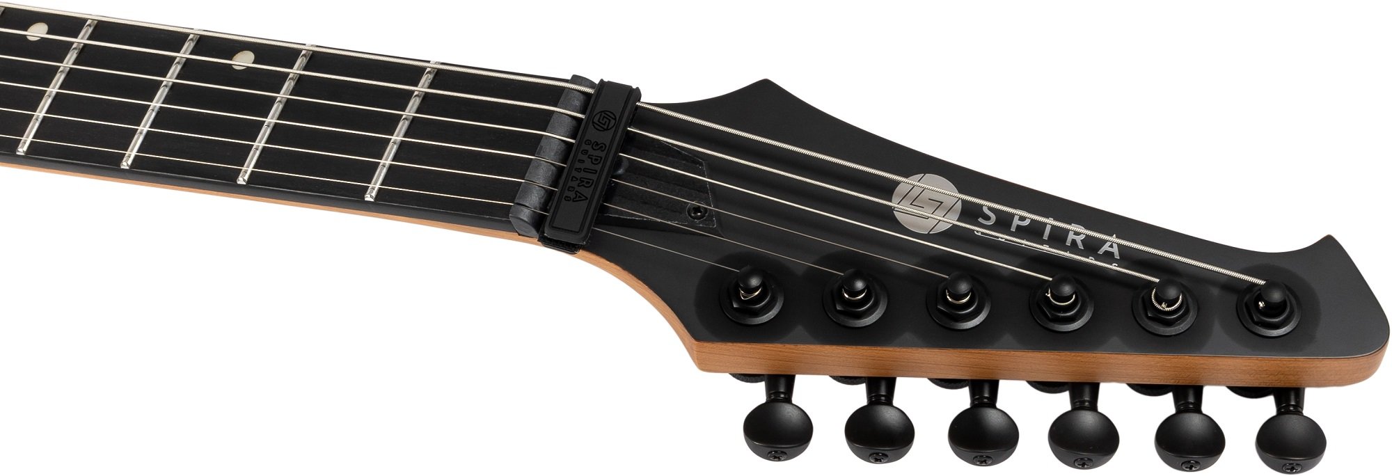 Spira T-400 Baritone MBK Satin Black – Nahaufnahme des Halses