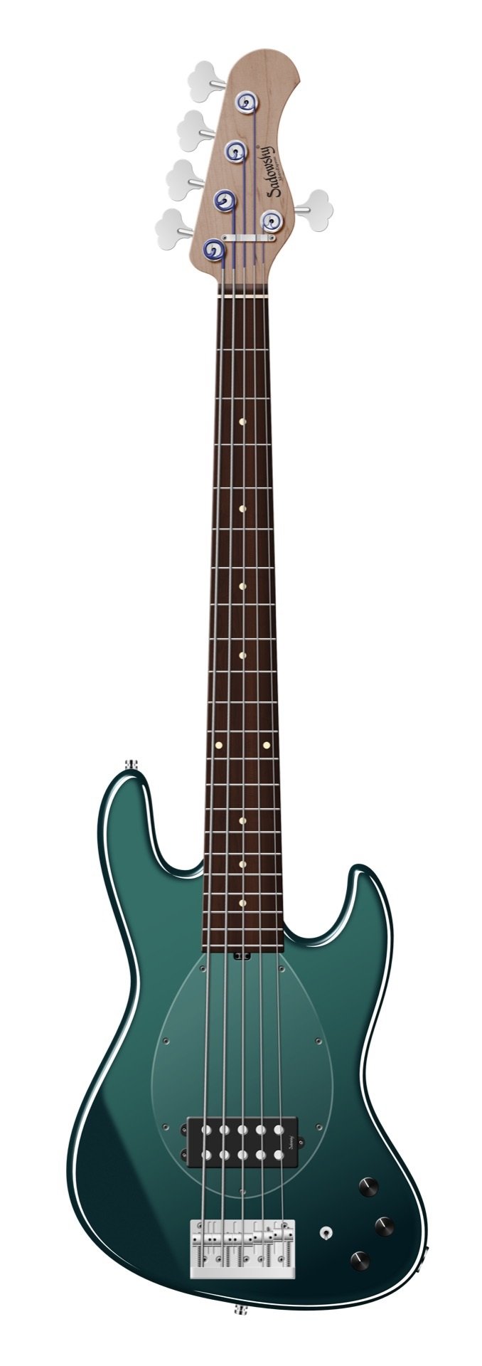MetroExpress 21-Fret Vintage M Bass 5 Sherwood Green