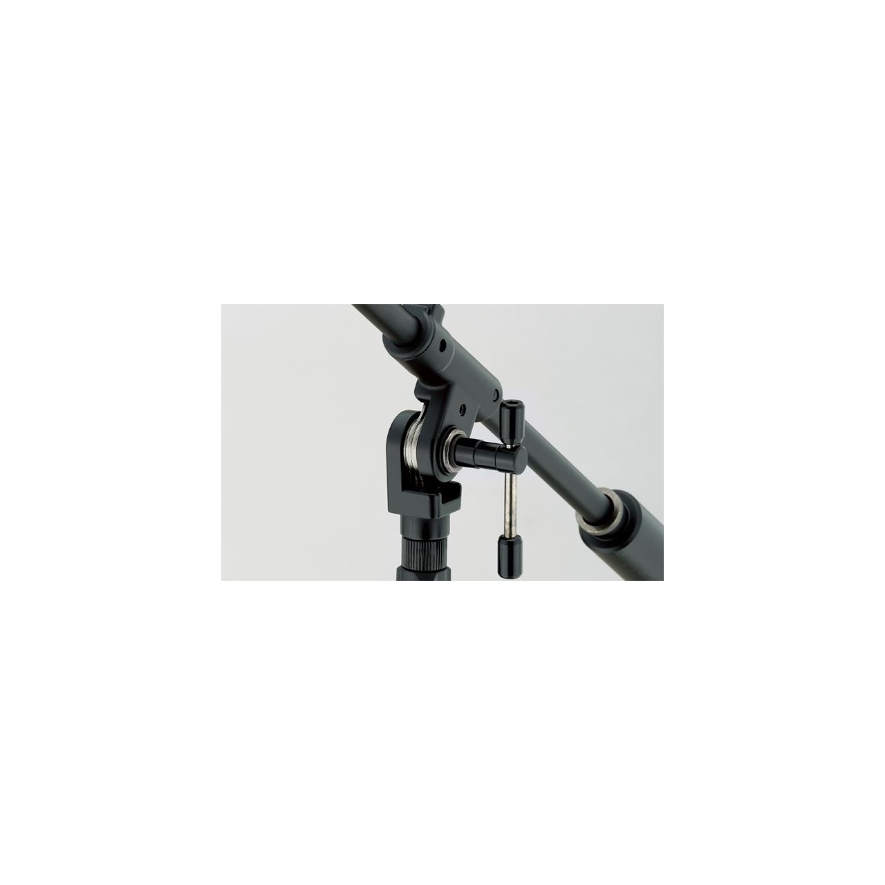 MS736LBK Low-Profile-Teleskop-Mikrofonständer, schwarz