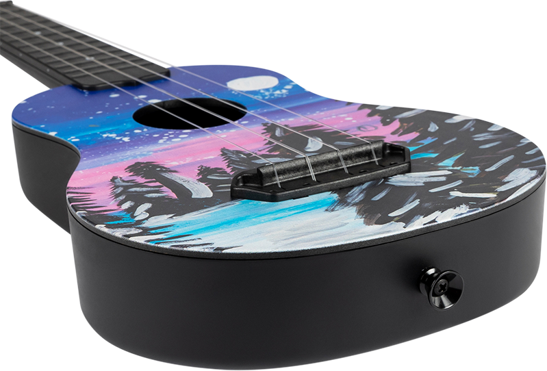 UTS-42 Snow Ultra Travel Ukulele 
