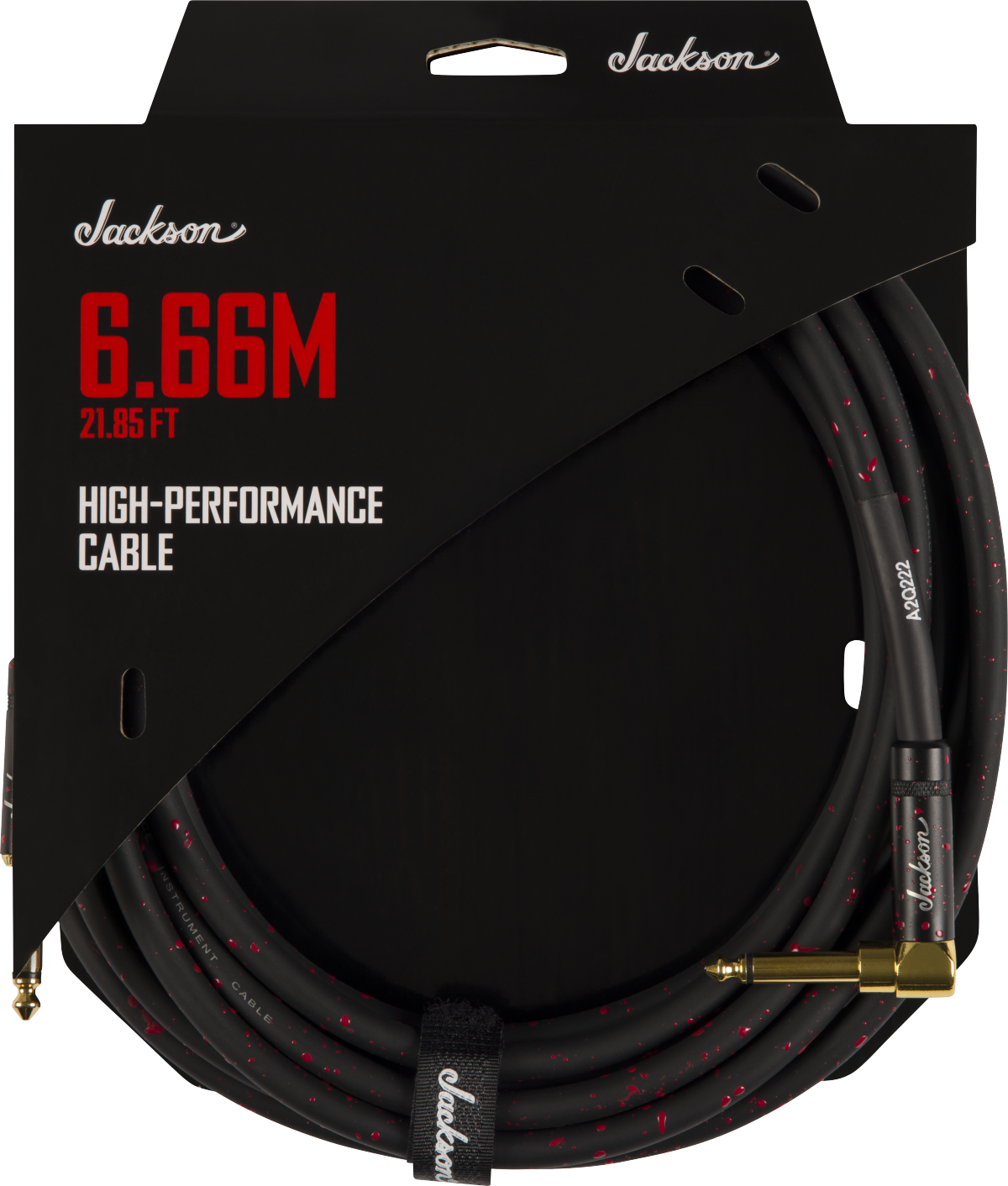 High Performance Cable, Black and Red, 21.85' (6.66 m)