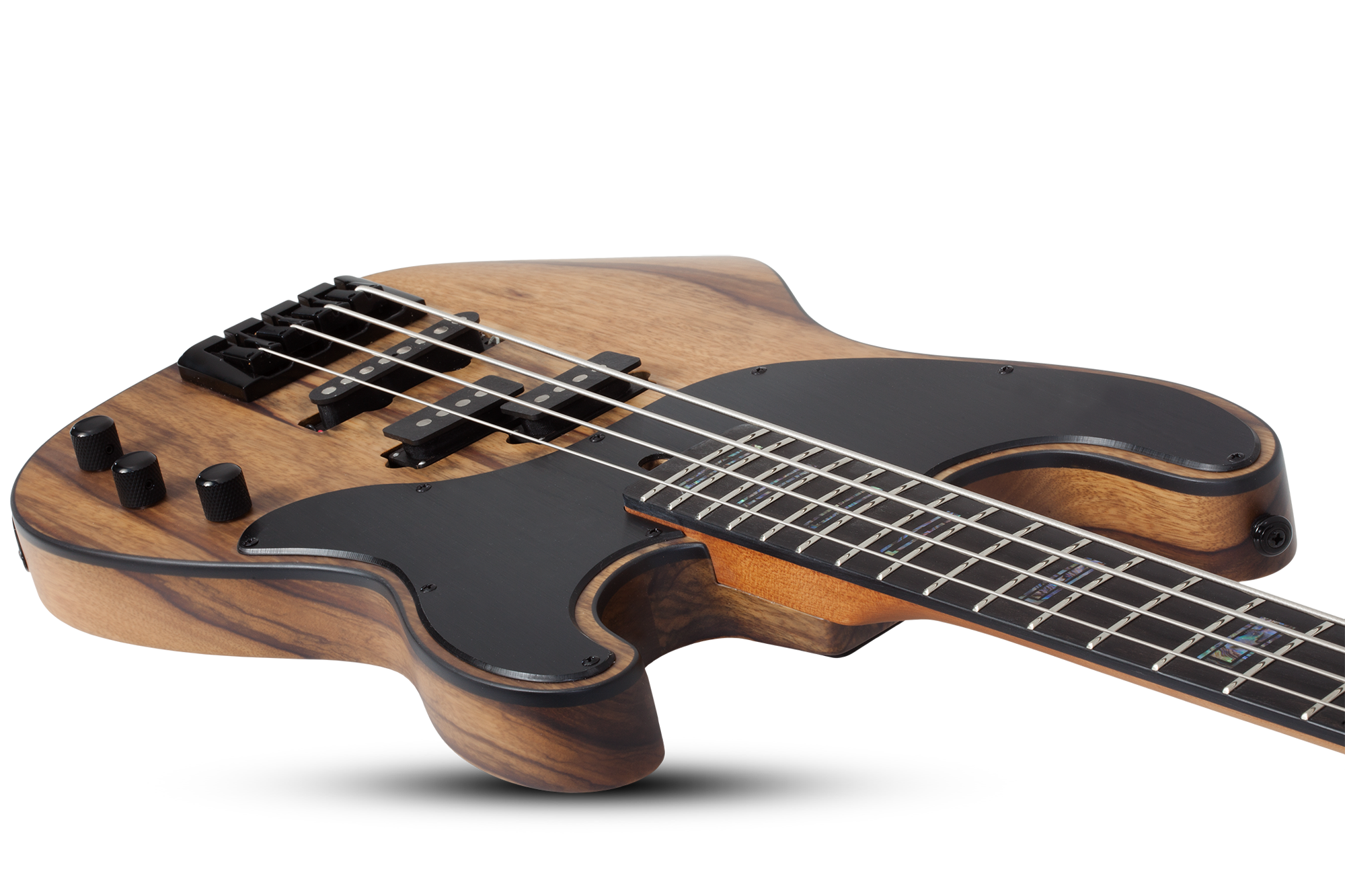 Model-T 4 Exotic Bass Black Limba