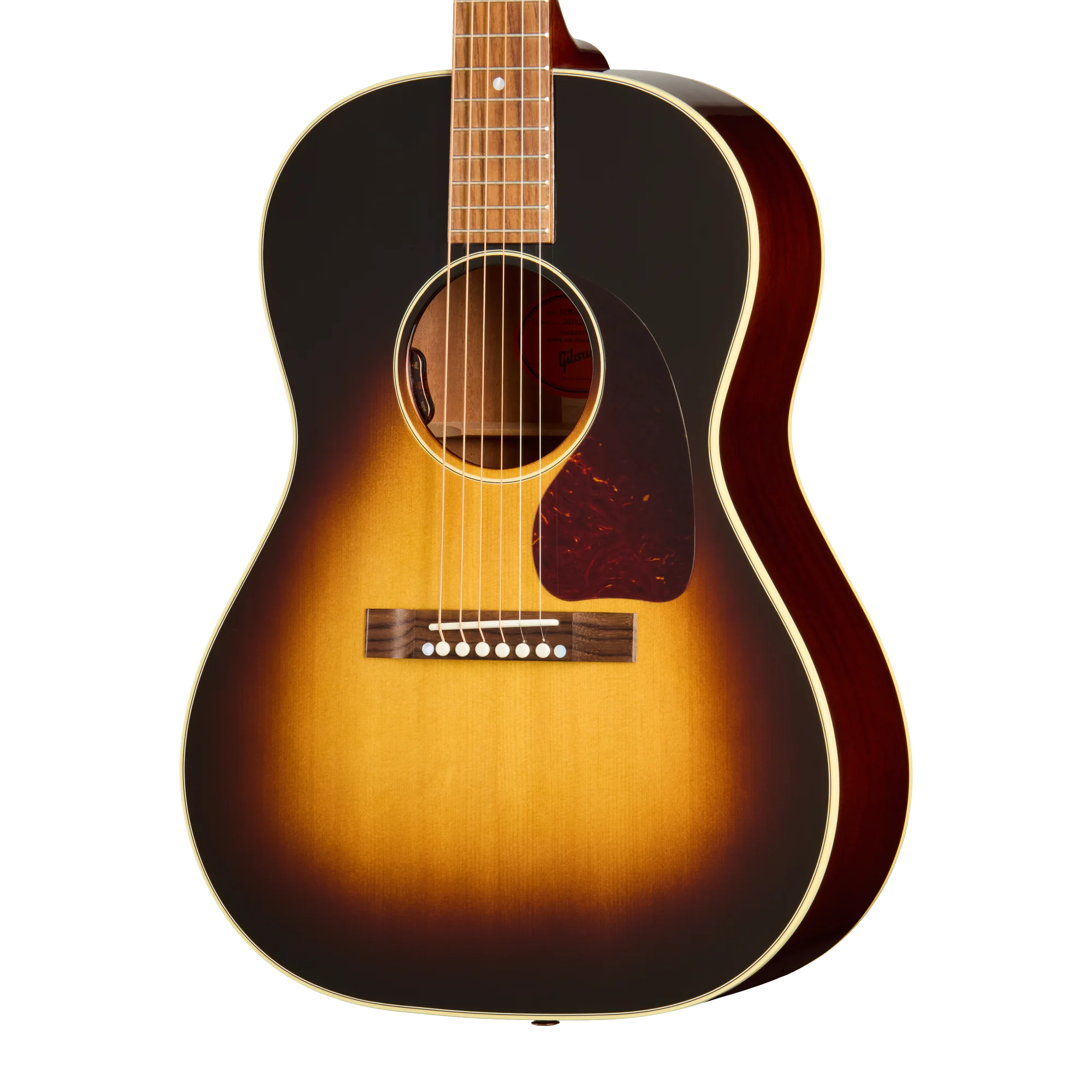 Gibson Original 50s LG-2 Vintage Sunburst -Vorderseite des Gitarrenkorpus