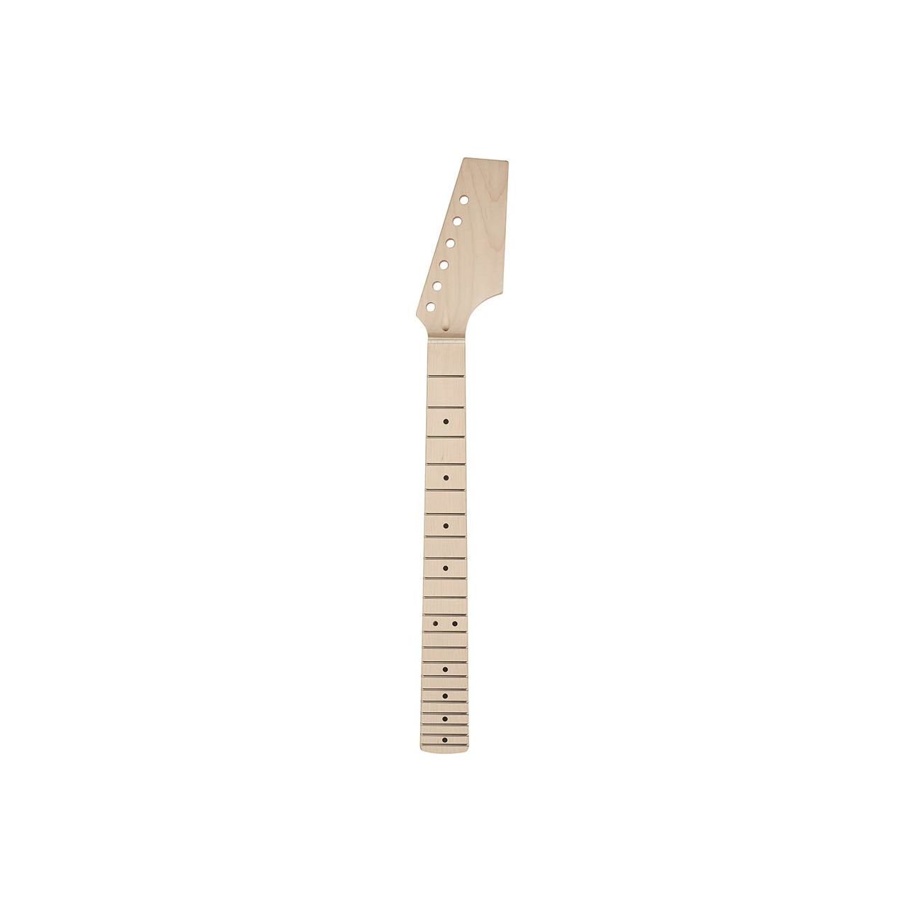 Neck ST-Style Maple 21 Frets Paddle Head 9.5" Radius Double Action Trussrod