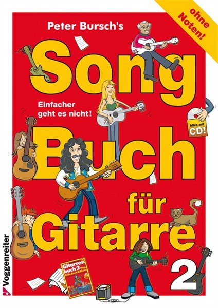 Peter Bursch - Songbuch 2 für Gitarre/CD