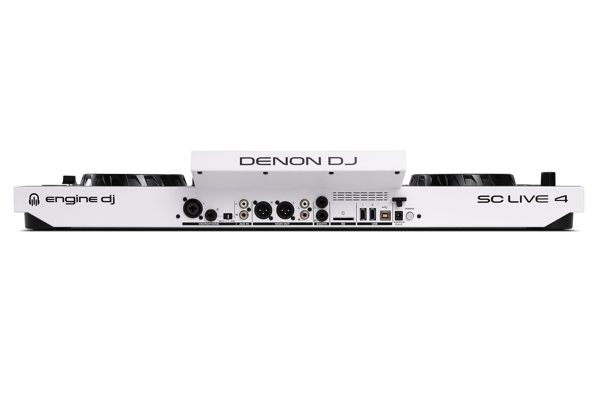 Denon DJ SC LIVE 4 White Hinteransicht