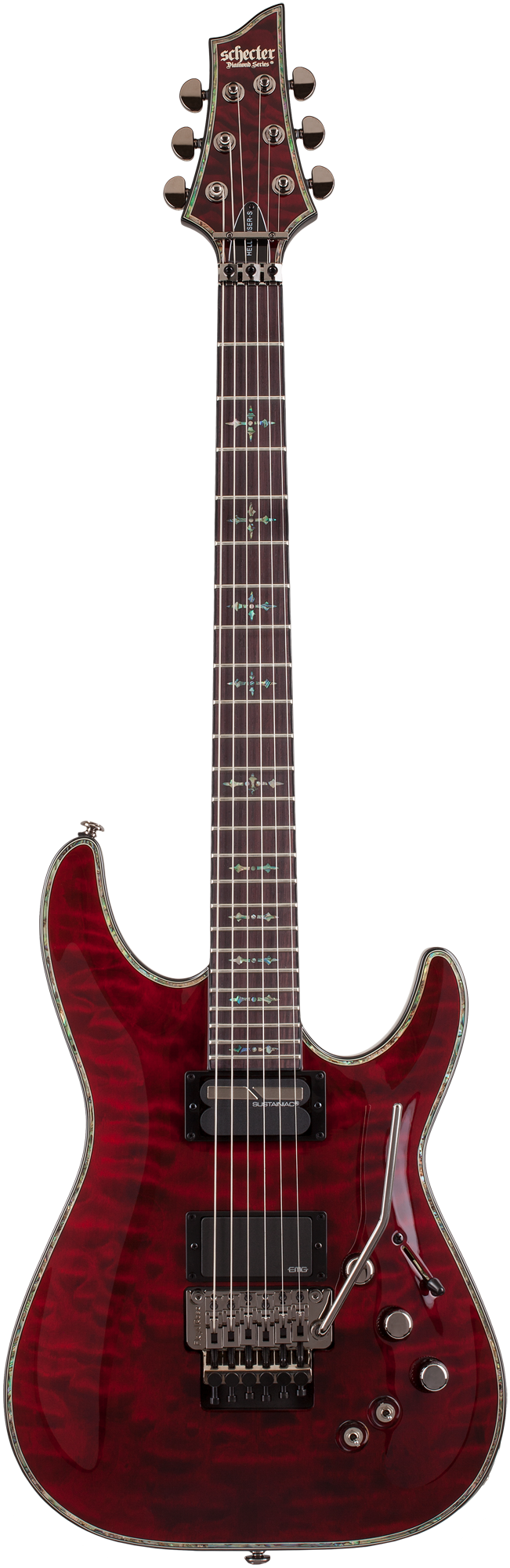Hellraiser C-1 FR S Black Cherry E-Gitarre