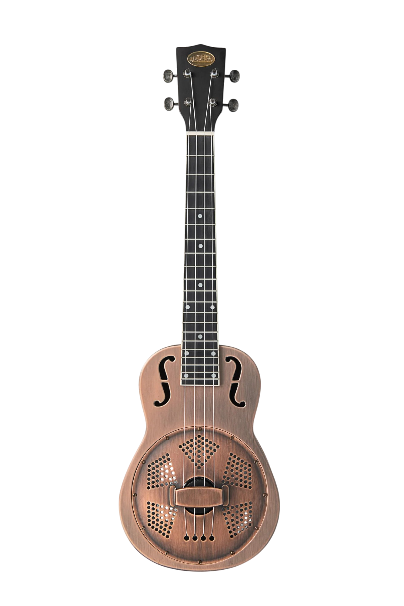 Raw Copper Baritone Resonator Ukulele