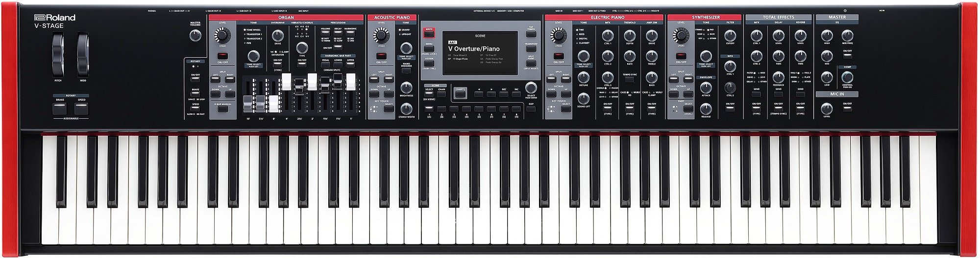 ROLAND V-Stage 88 Ansicht von oben