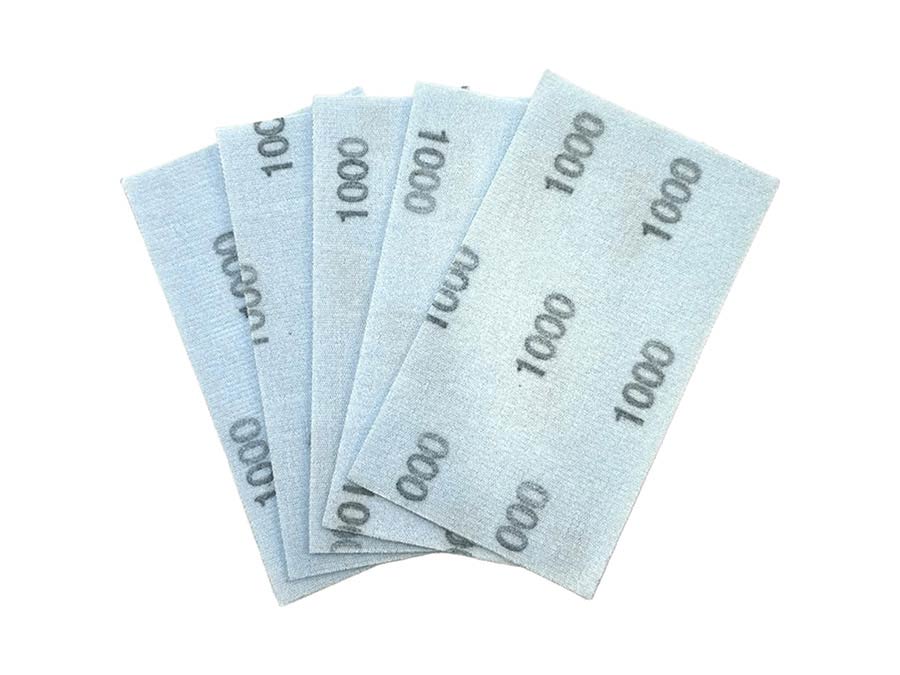 Flex sandpaper 130 x 75 mm sheets P1000 - 5 pcs