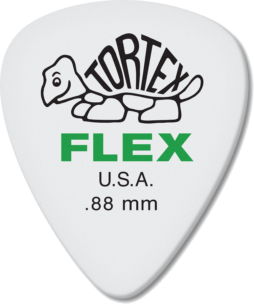 Tortex Flex Picks, Player´s Pack, 12 pcs., white, 0.88 mm