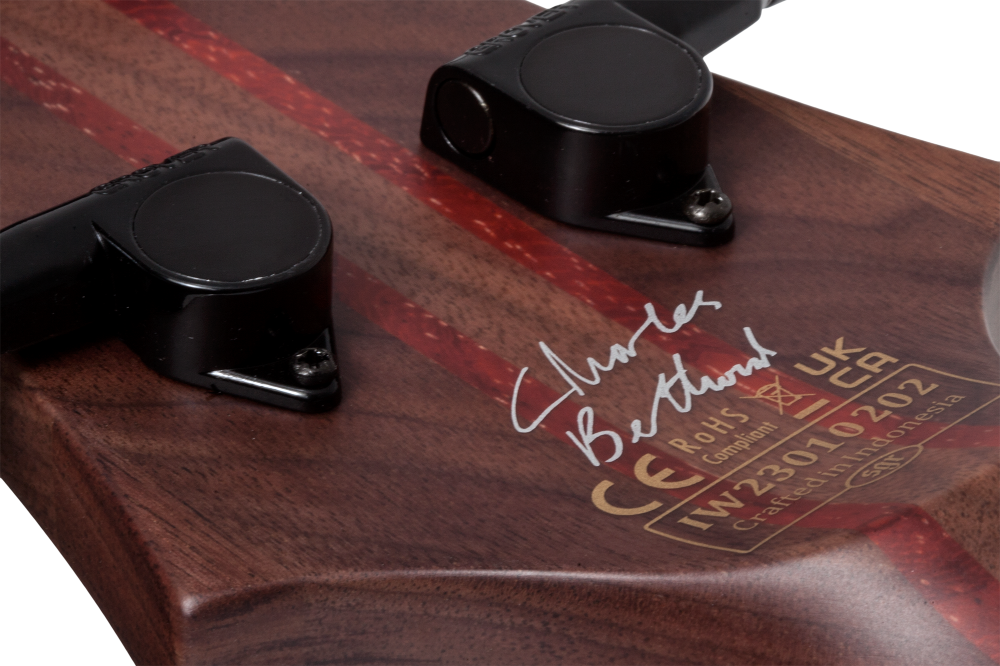 Charles Berthoud CB-4 See-Thru Black Satin E-Bass
