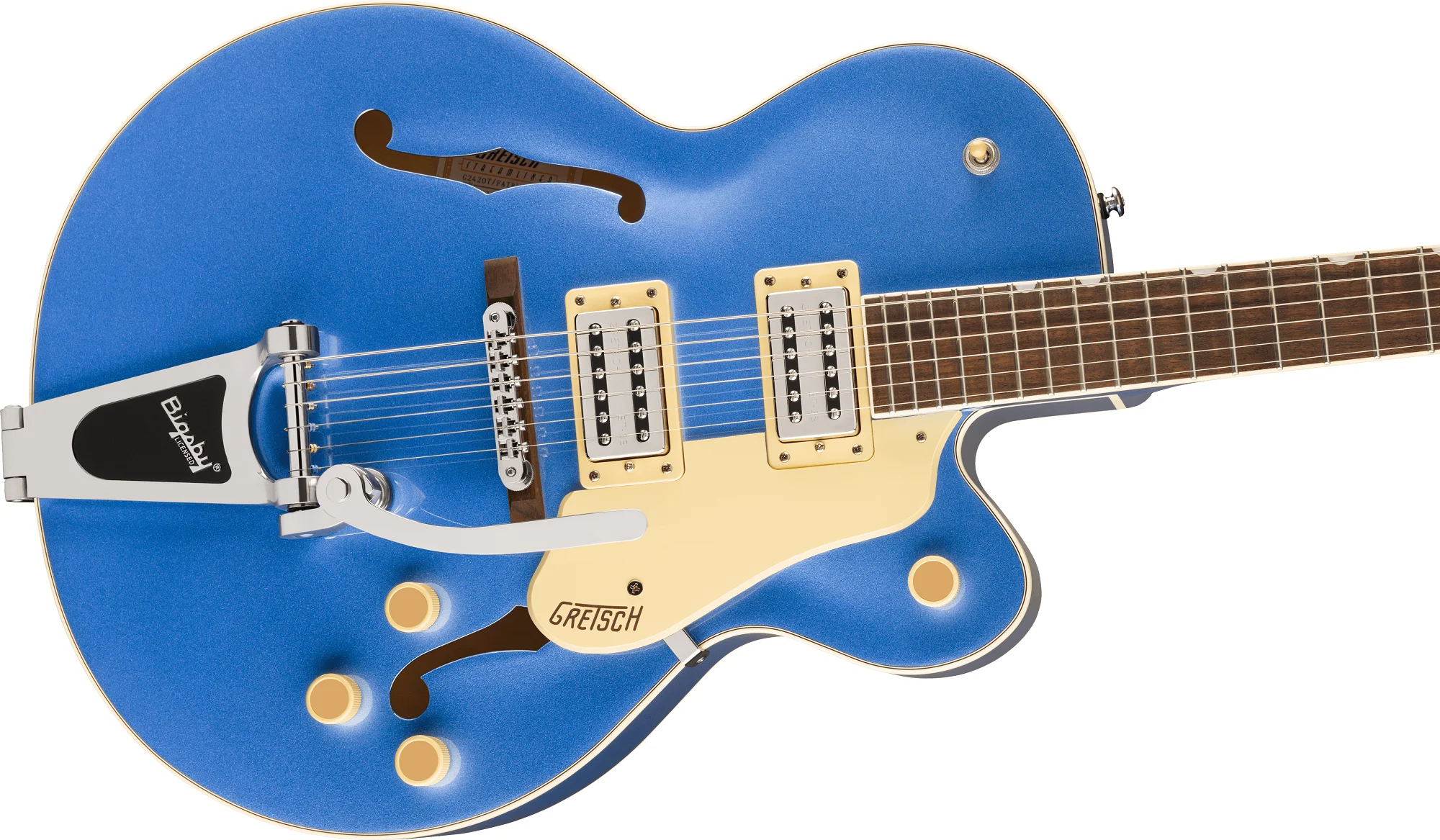 G2420T Streamliner Hollow Body with Bigsby Fairlane Blue
