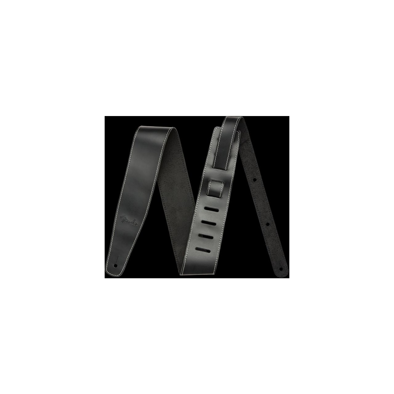 Broken-In Leather Strap Black