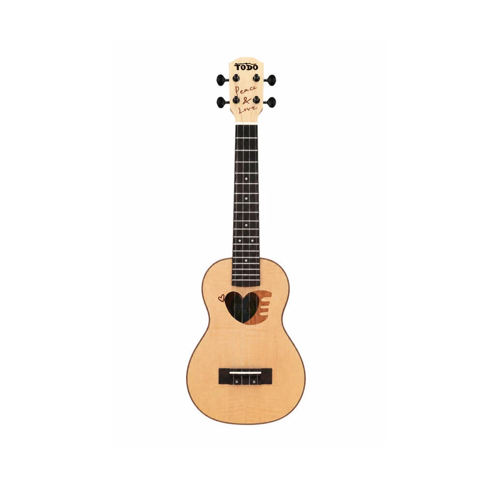 Dove of PeaceUkulele Maple Top Solid +Aged Wood Concert