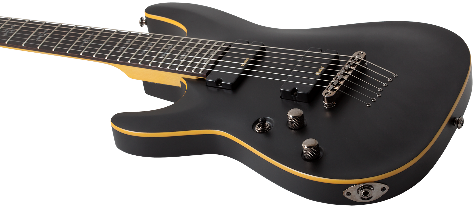 Demon 7 Lefty Satin Black Linkshänder E-Gitarre