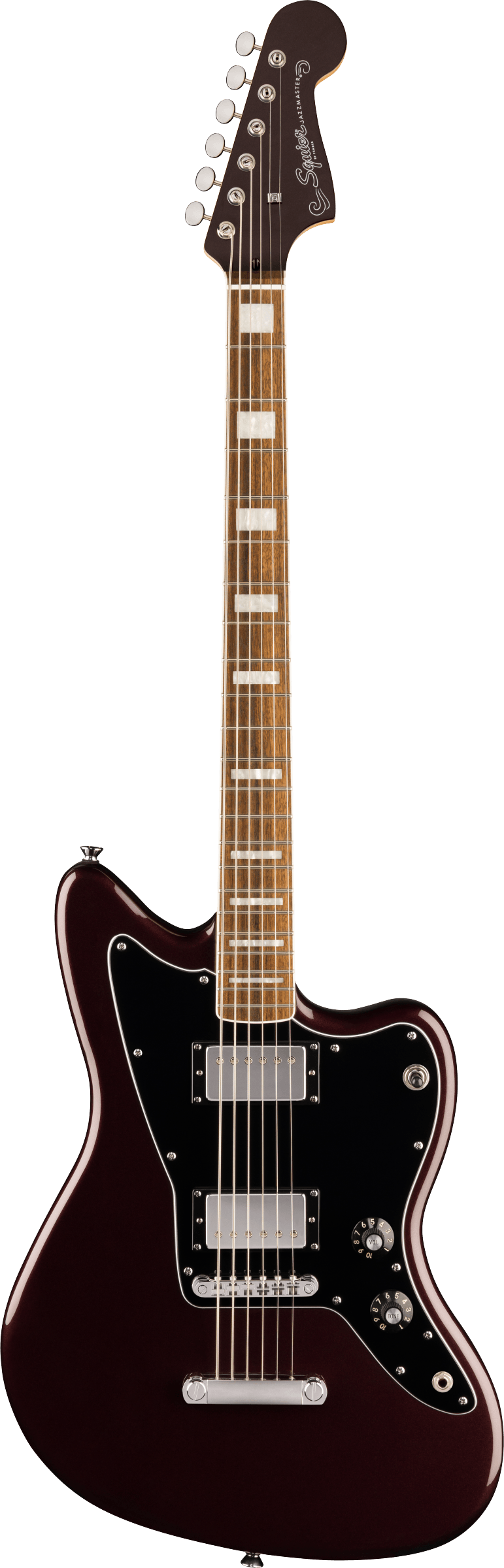 Paranormal Baritone Jazzmaster HH Oxblood