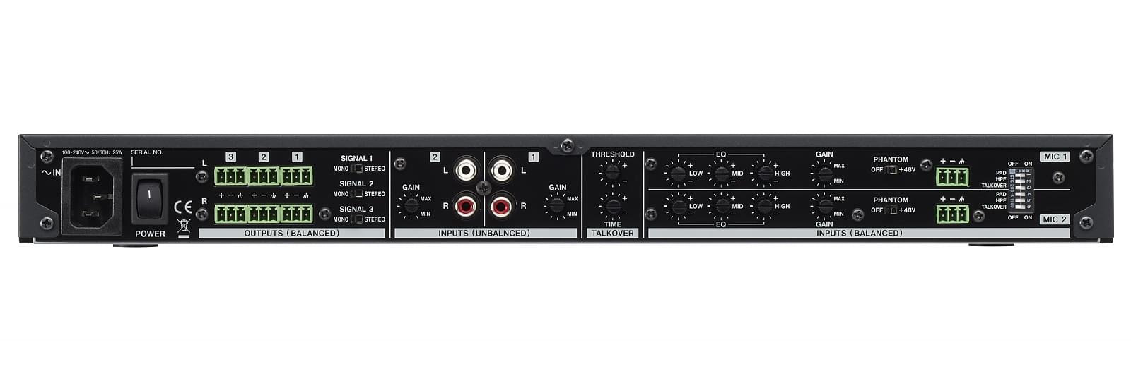 MZ-123 BT Multizonenmixer mit Bluetooth 19"
