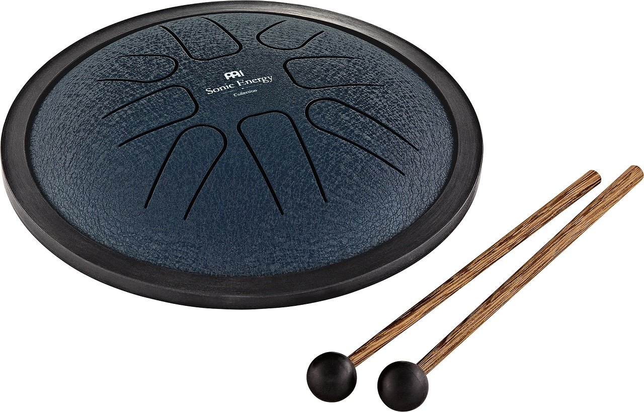 Small Steel Tongue Drum G Moll, 8 Töne - marineblau