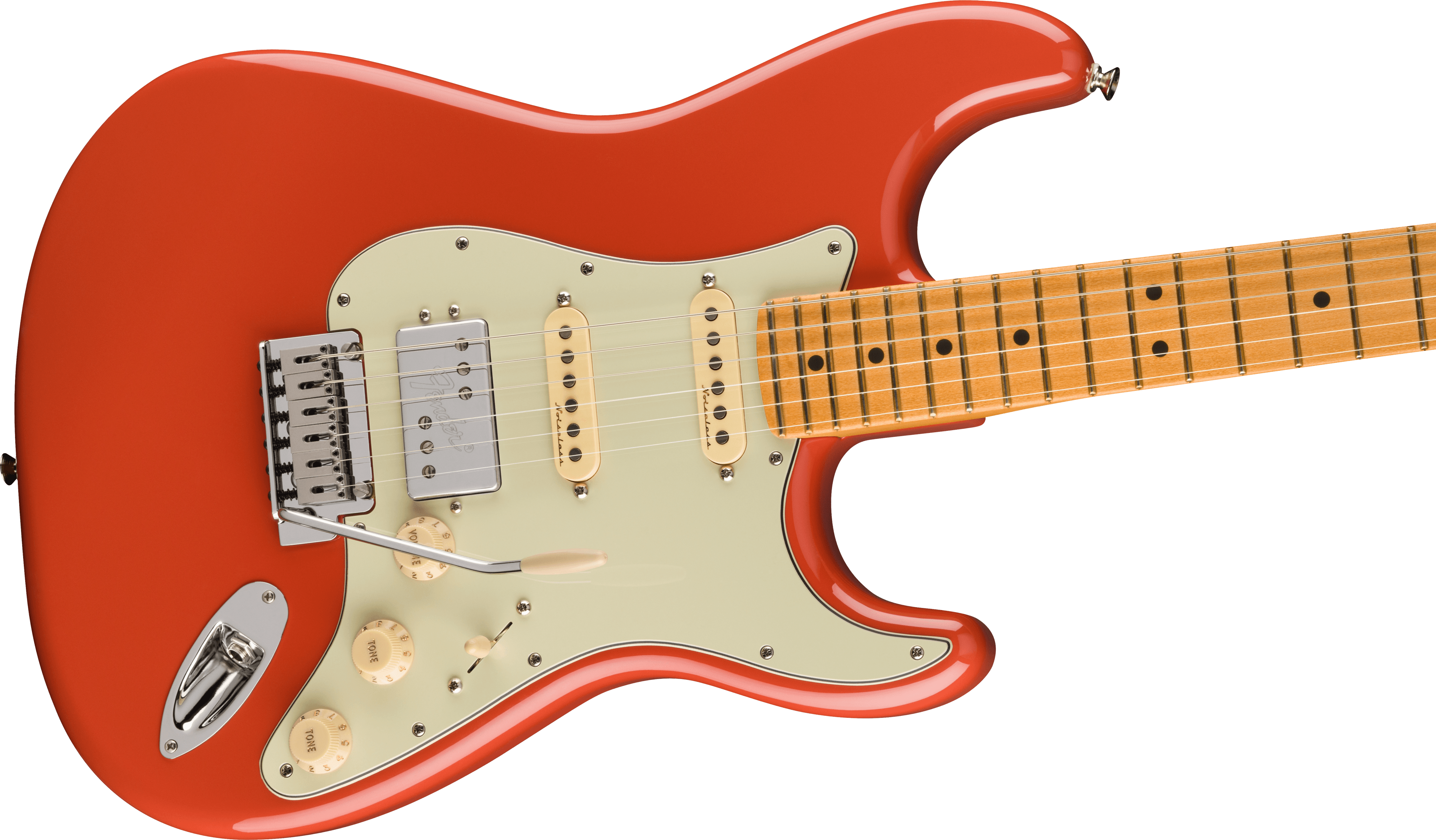 Player Plus Stratocaster® HSS, Maple Fingerboard, Fiesta Red (Showroom)