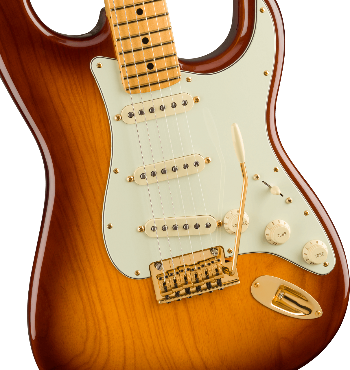 75th Anniversary Commemorative Stratocaster®, 2-Color Bourbon Burst