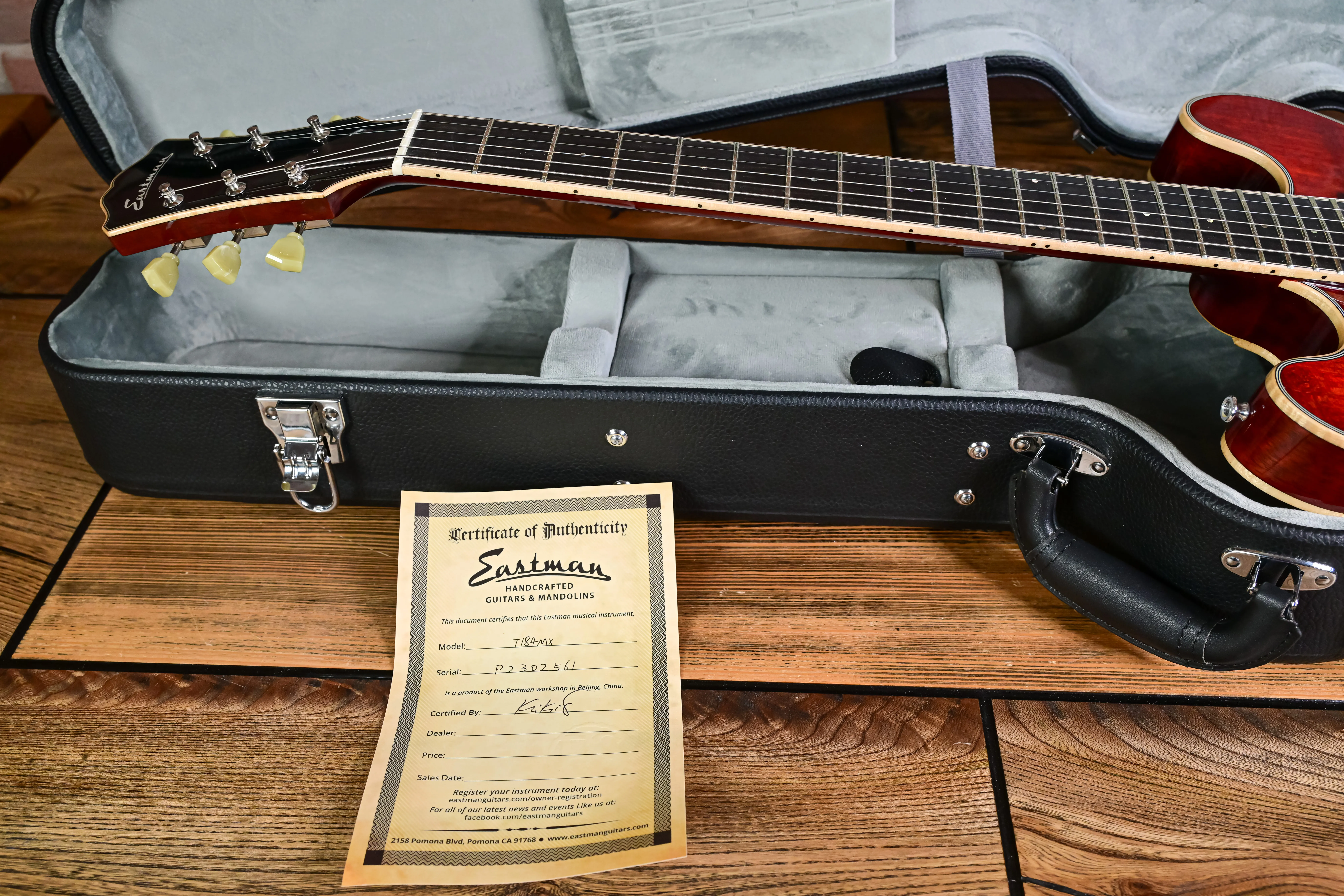 T184MX Hollowbody Thinline Bare Knuckle Pickups
