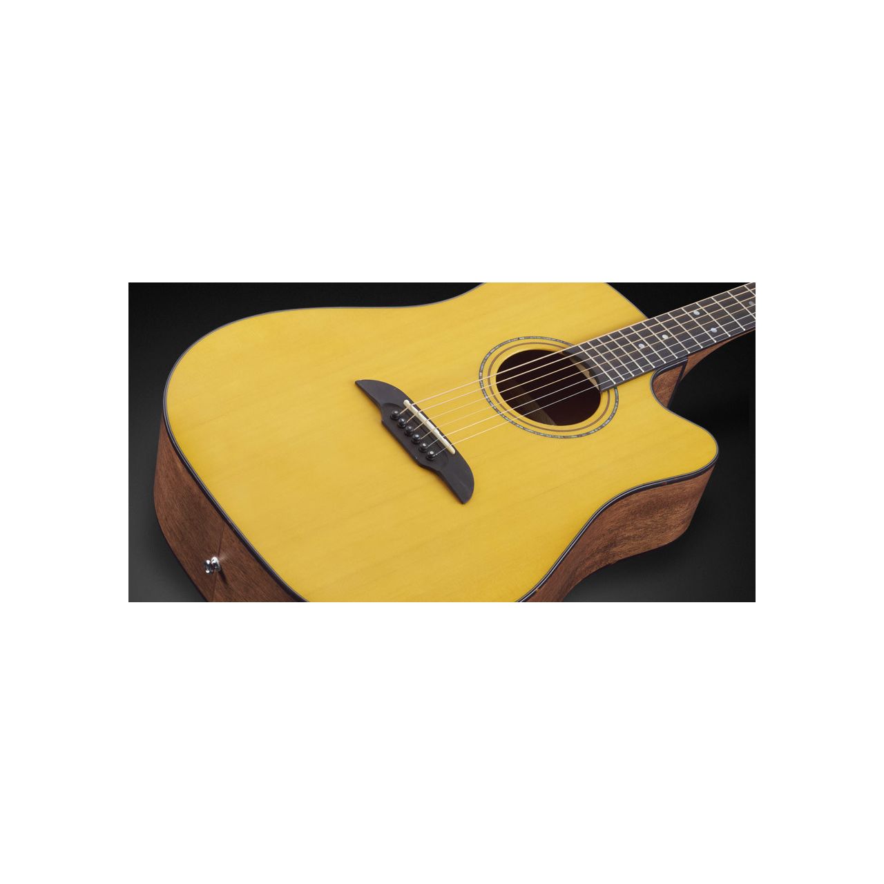 Legacy Dreadnought Vintage Satin Natural Tinted CE - Westerngitarre