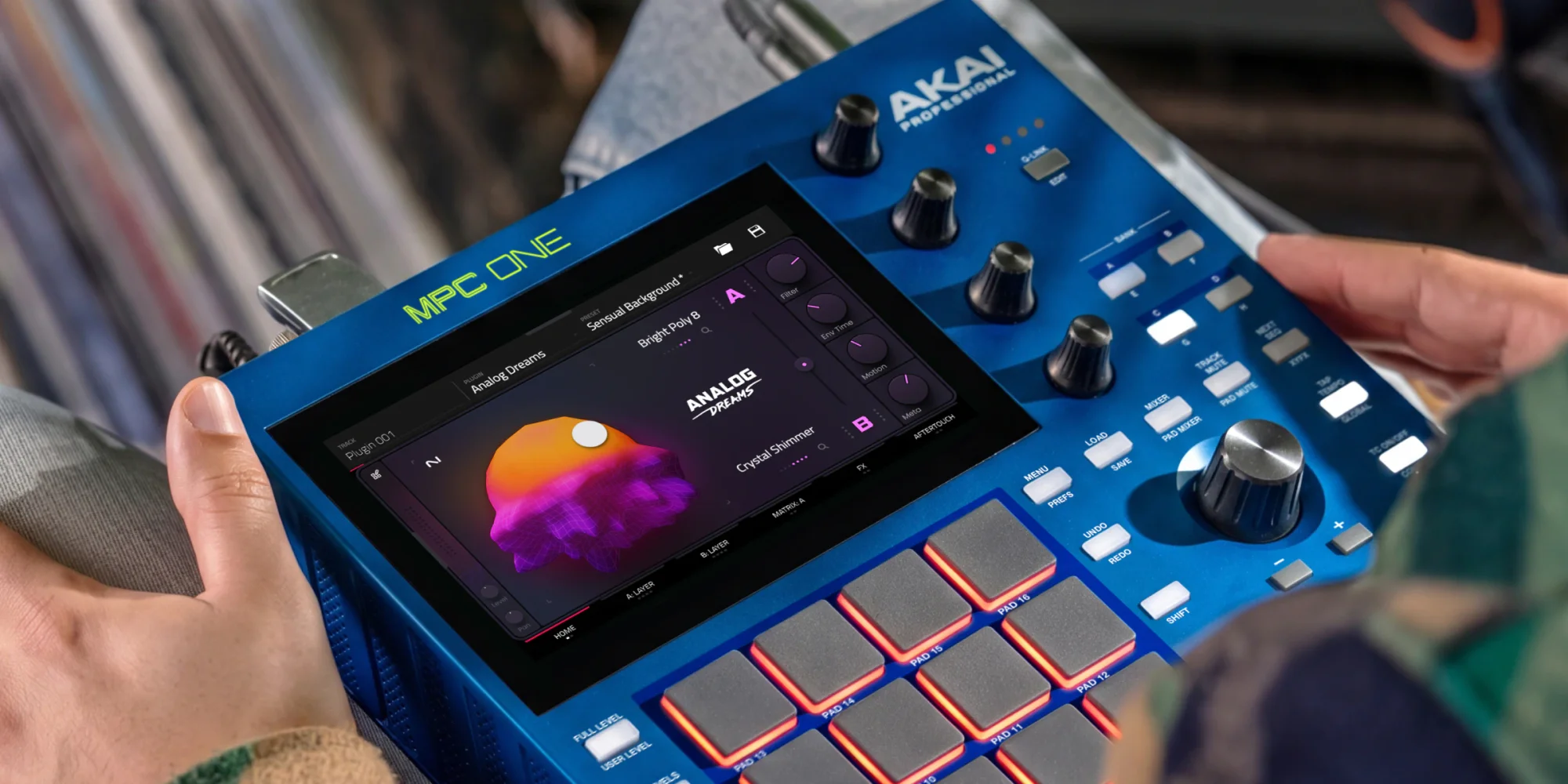 Akai MPC One G2 Touchscreen Detailansicht