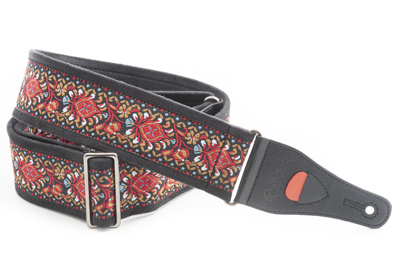 Woodstock II Red Guitar Strap 
