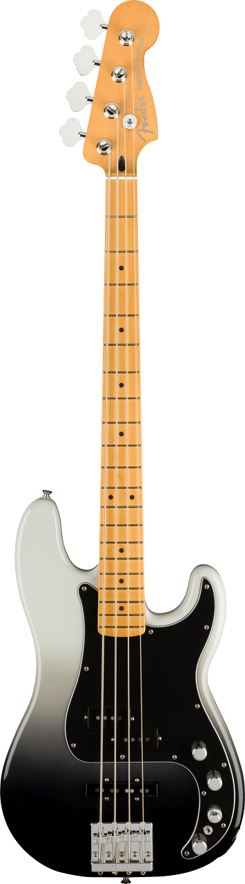Player Plus Precision Bass®, Maple Fingerboard, Silver Smoke