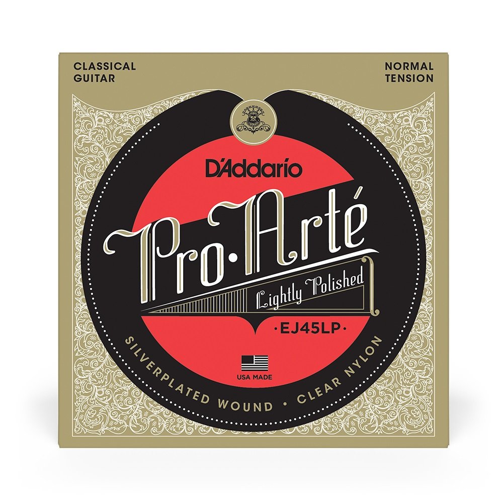 EJ45LP Pro-Arté Lightly Polished Composite Normal Tension - Saitensatz für Konzertgitarre