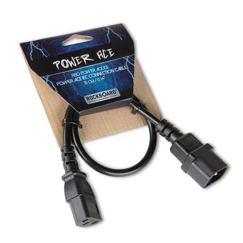 Power Ace IEC Connector Cable, IEC Male to Female, 35 cm / 13 25/32"