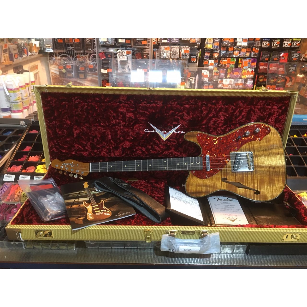 Artisan Koa Thinline Telecaster - Aged Natural