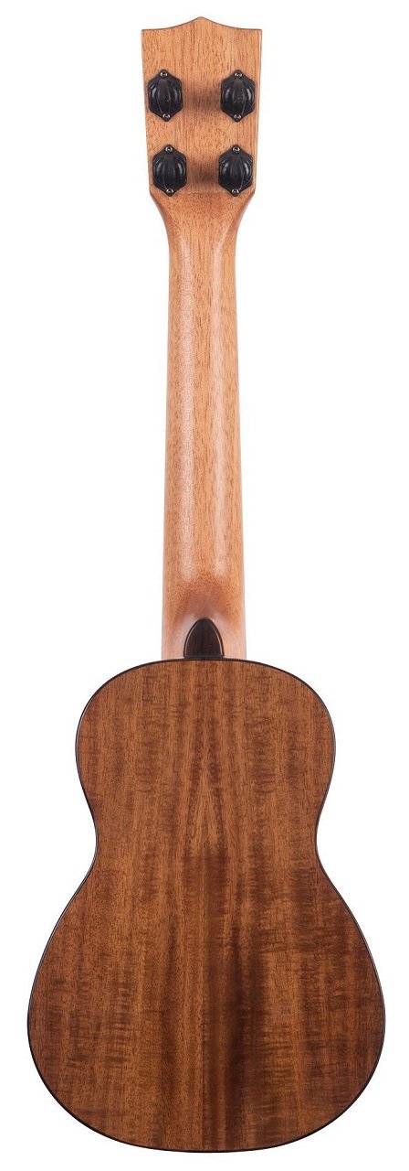 KA-SCAC-SLNG - Gloss Solid Cedar Top Acacia Long Neck Soprano Ukulele, with Bag (UB-S)