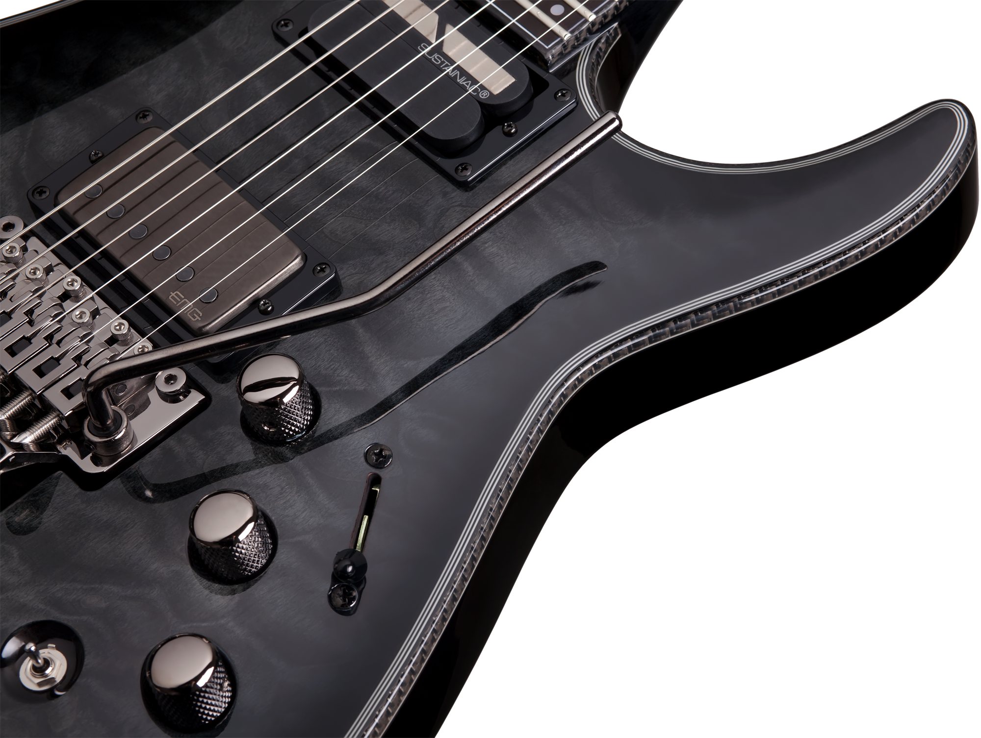 Hellraiser Hybrid C-1 FR S Trans Black Burst E-Gitarre