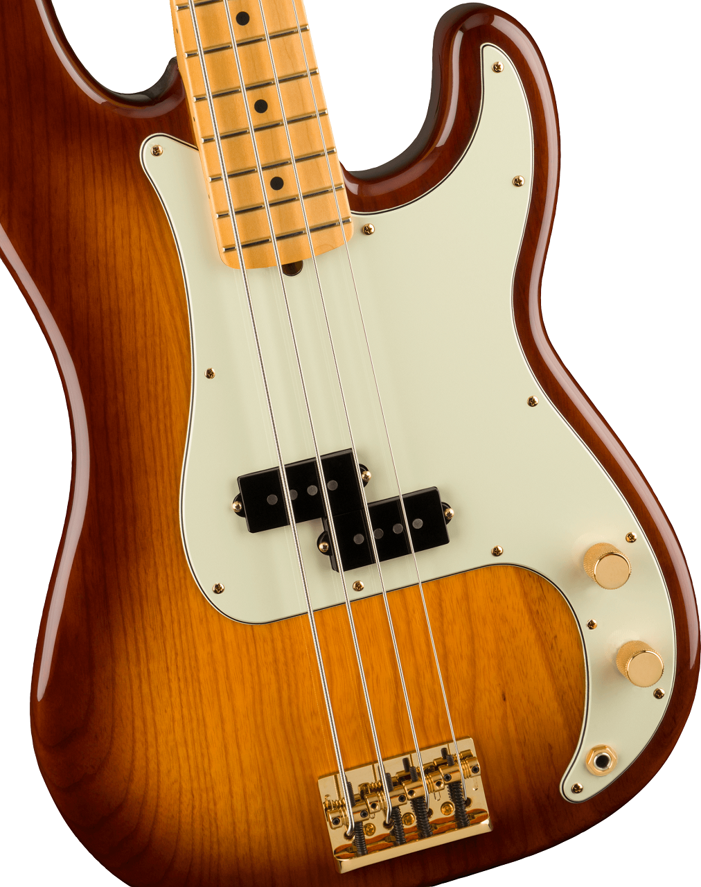 75th Anniversary Commemorative Precision Bass®, Maple Fingerboard, 2-Color Bourbon Burst