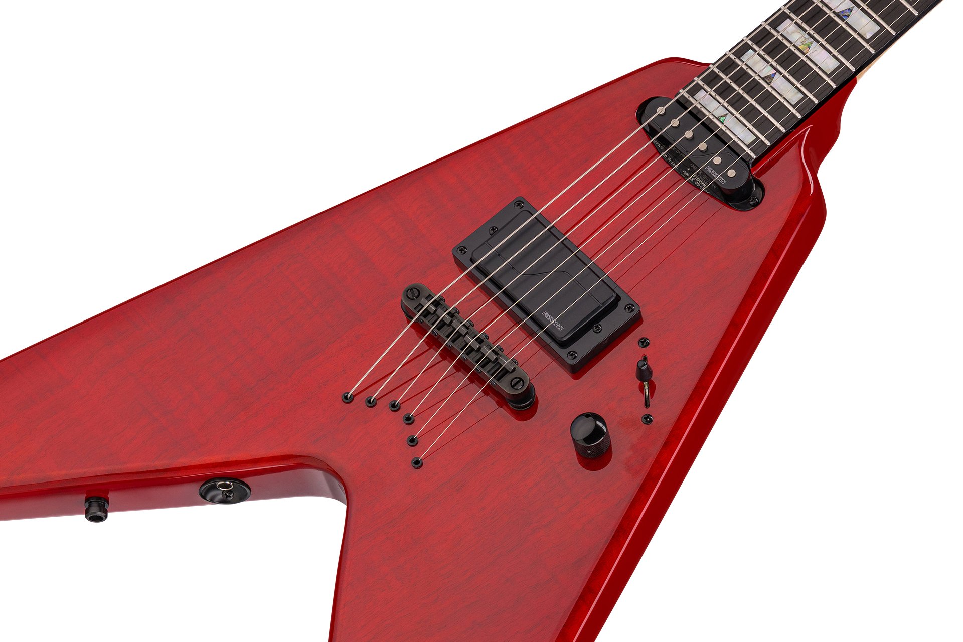 Artist Line Shark WH-1 - Majesty Red Blackburst Transparent High Polish E-Gitarre