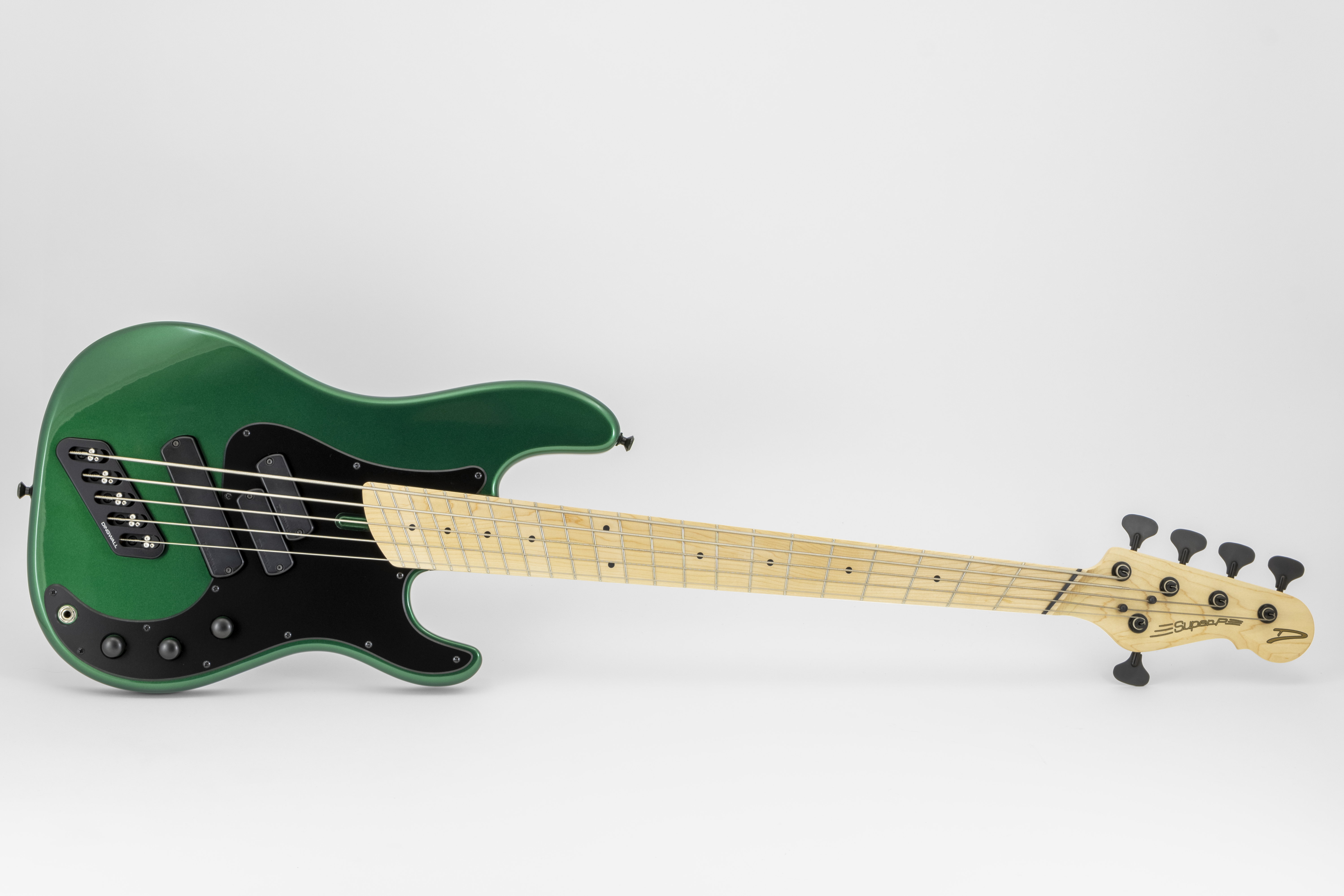SP1 Maple 5-string Bass Gloss Dark Candy Green