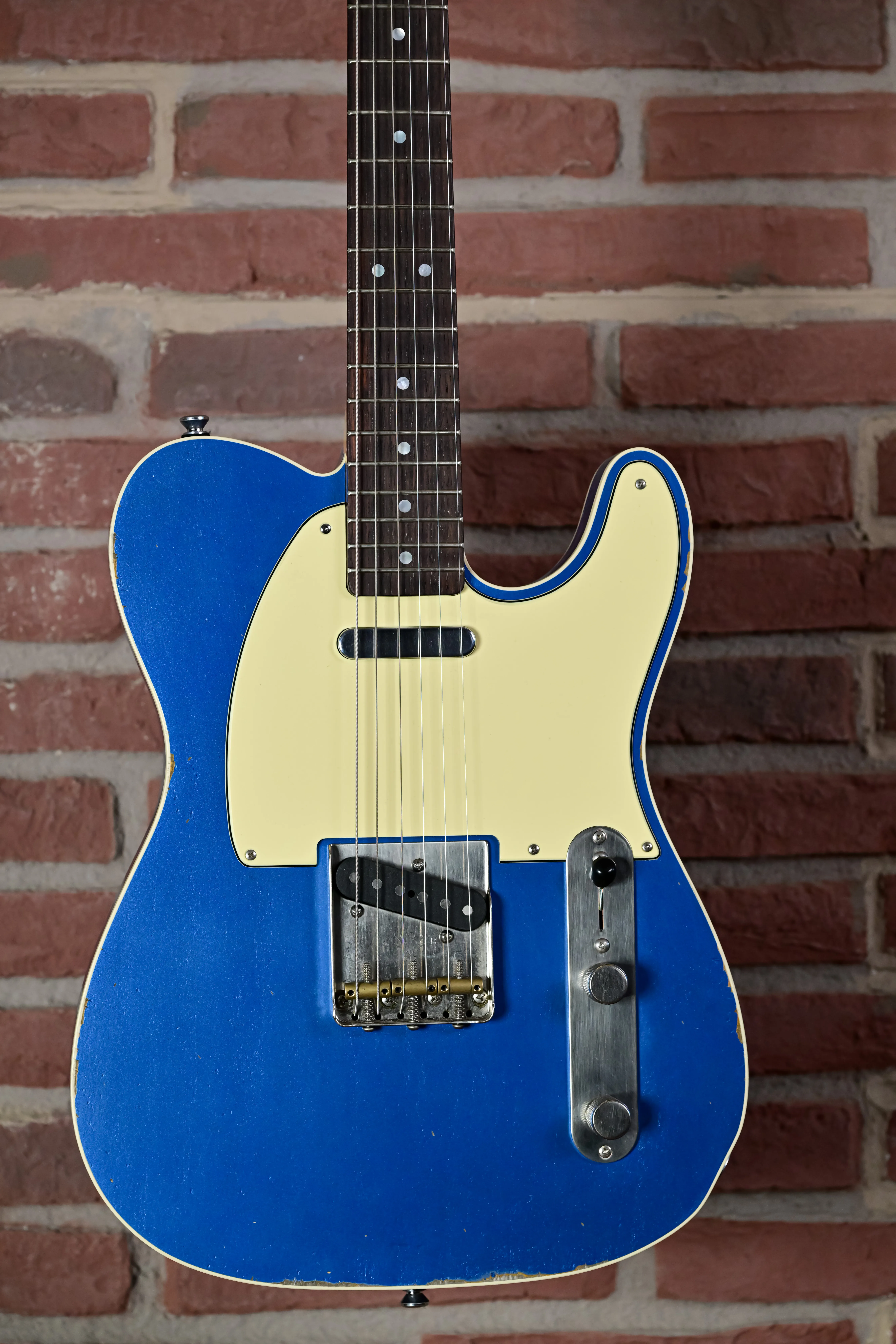 Texonian T61 Custom Lake Placid Blue Aged E-Gitarre