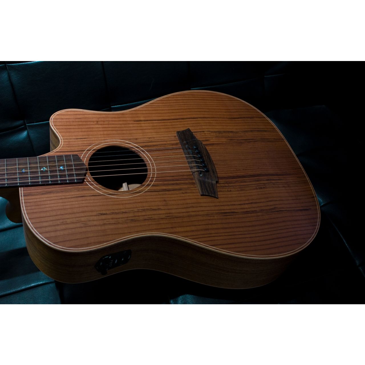Fat Lady FL2EC-RDBL - Westerngitarre mit Pickup