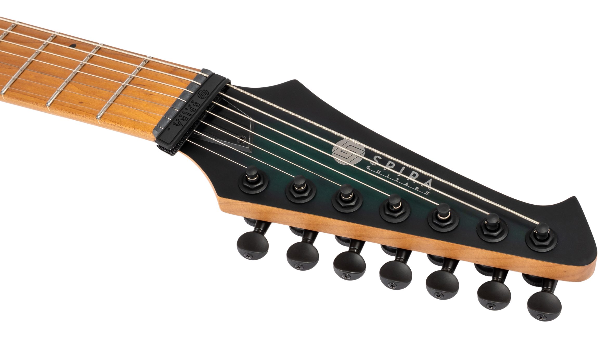 S-607 AGR 7-String E-Gitarre Swamp Ash Green Stainless Steel