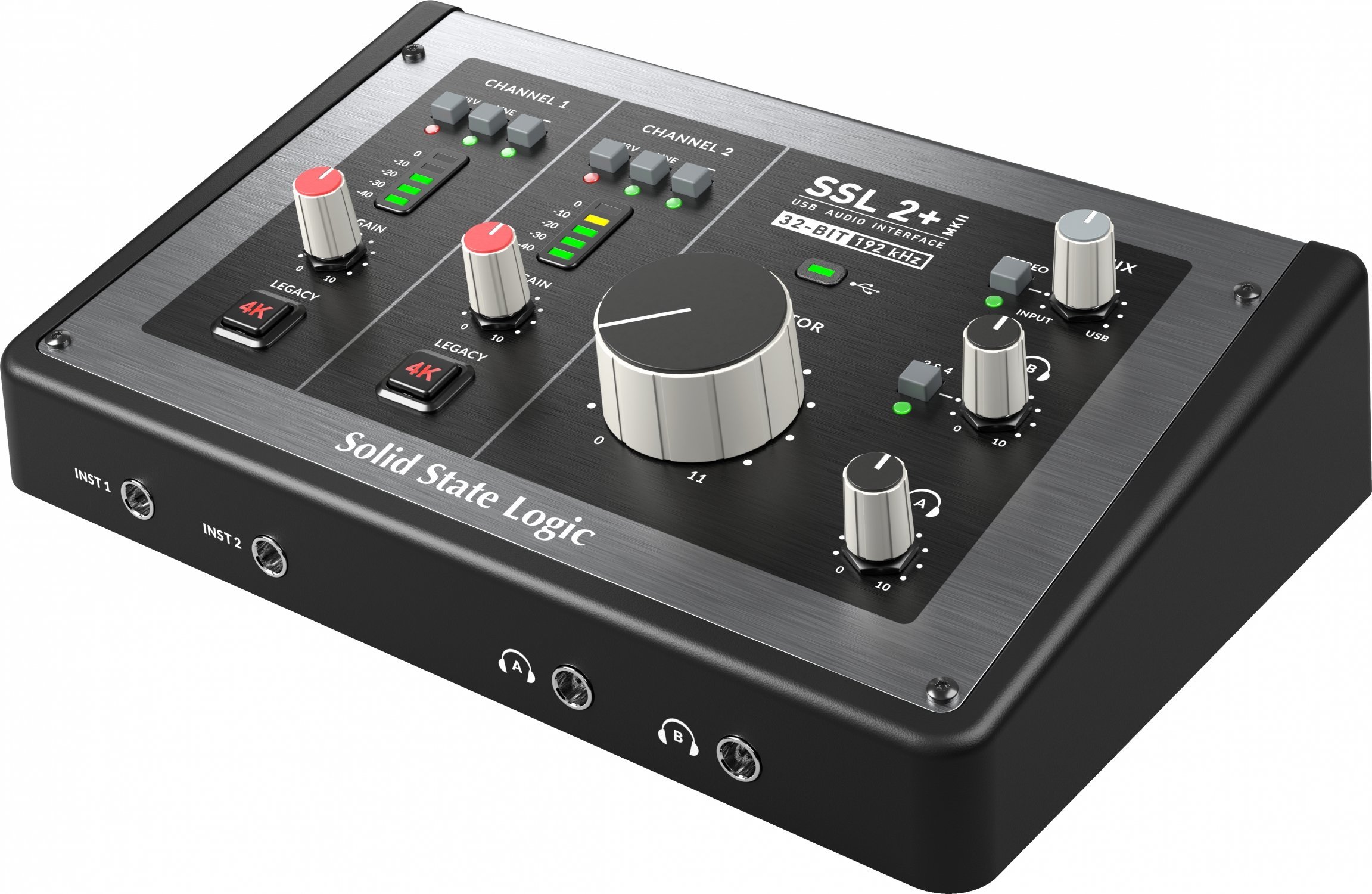 SSL 2+ MKII - 2 IN/4 OUT USB-C Audio-Interface