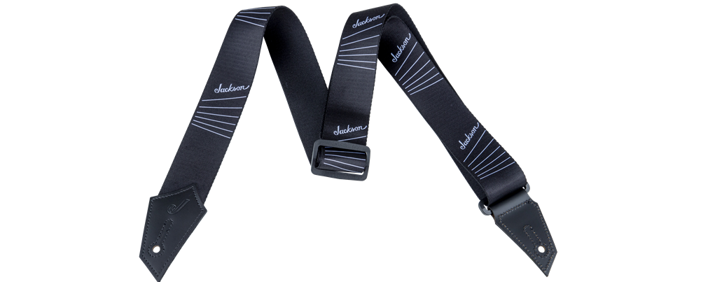 Strap with String Pattern, Black/White 